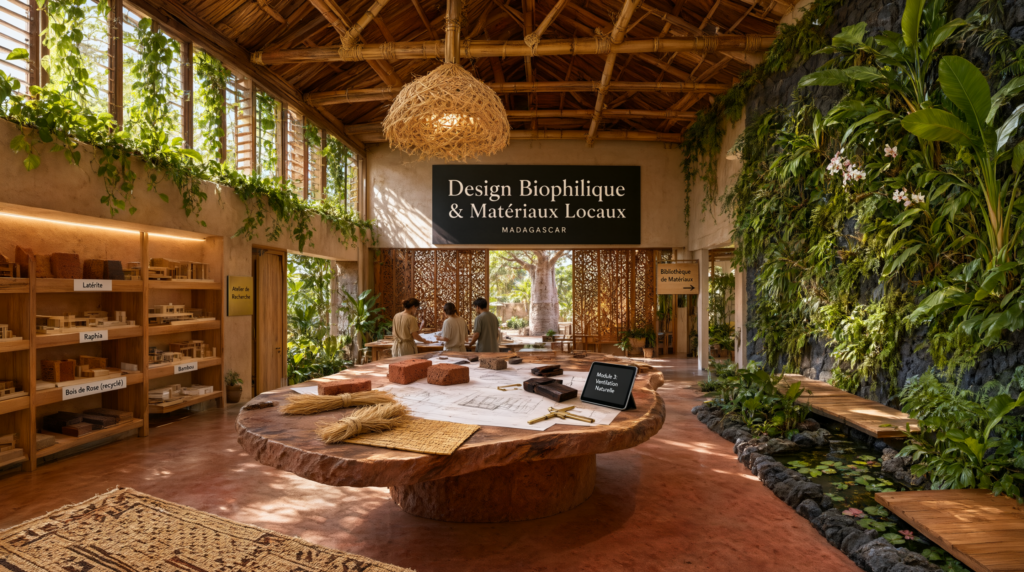 Design Biophilique & Matériaux Locaux Madagascar